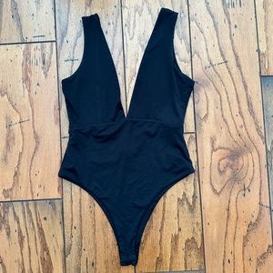 Deep V / Open Back Bodysuit